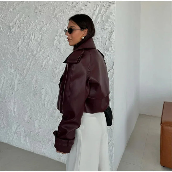 Short Leather Jacket - Morris