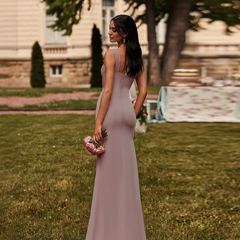 Elegant maxi dress with royal design - Diana