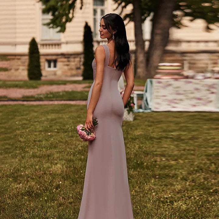 Elegant maxi dress with royal design - Diana