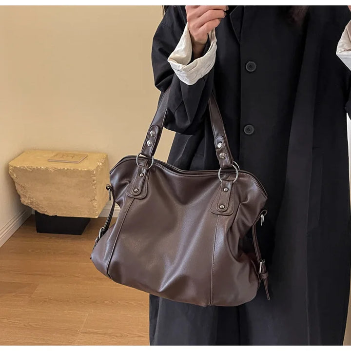 תיק דמוי עור בעיצוב רטרו