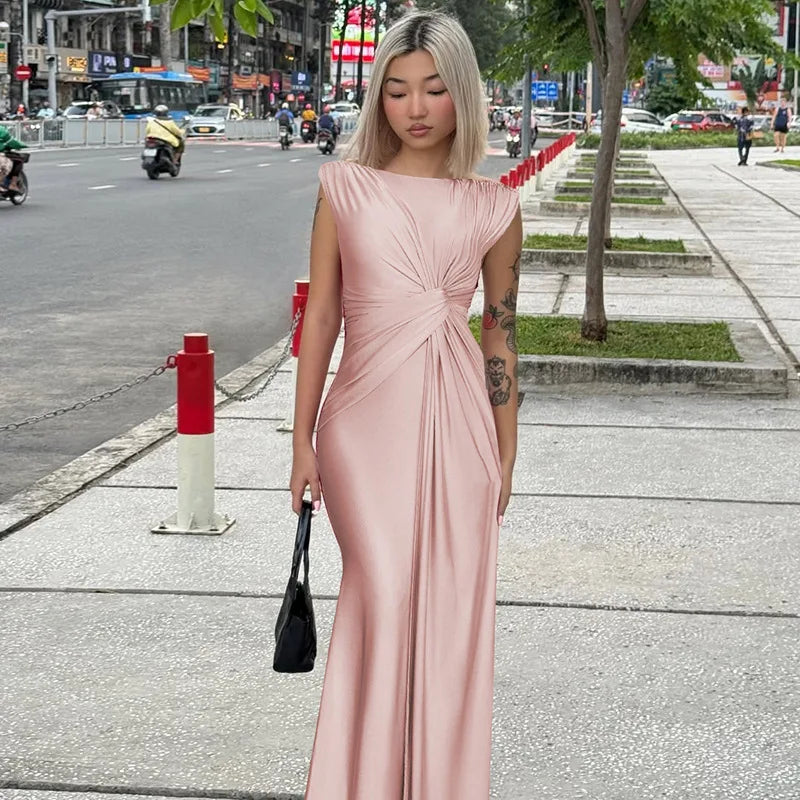 Ruched Maxi Dress - Verona