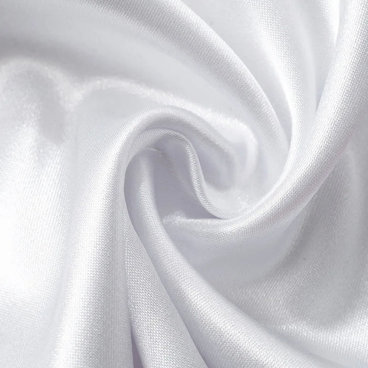Strapless Satin Mini Dress with Back Ties - Millie