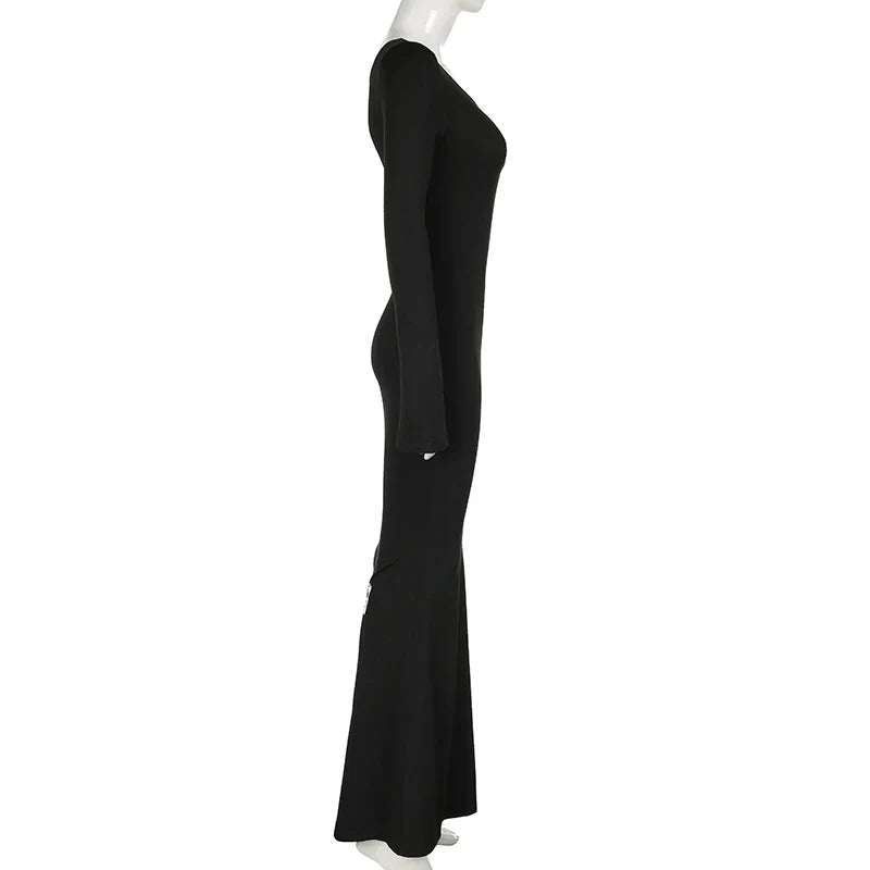 Maxi dress with off-shoulder design - Sap
