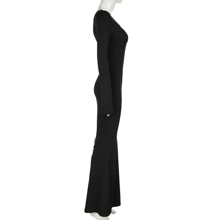 Maxi dress with off-shoulder design - Sap