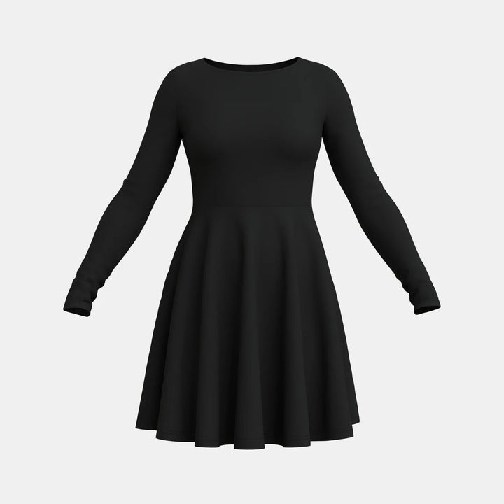 Knit Ruffled Mini Dress - Jane