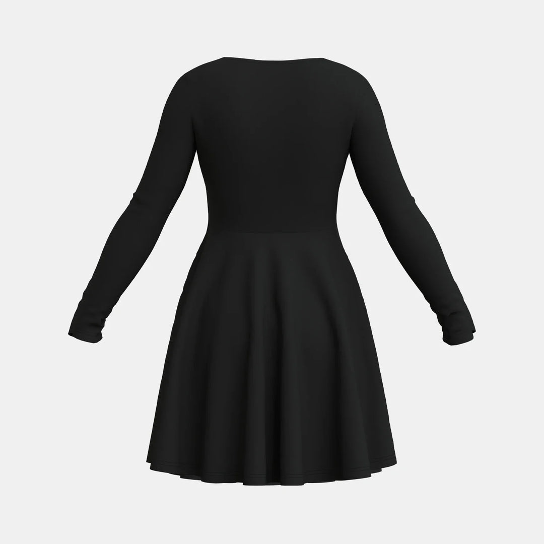 Knit Ruffled Mini Dress - Jane