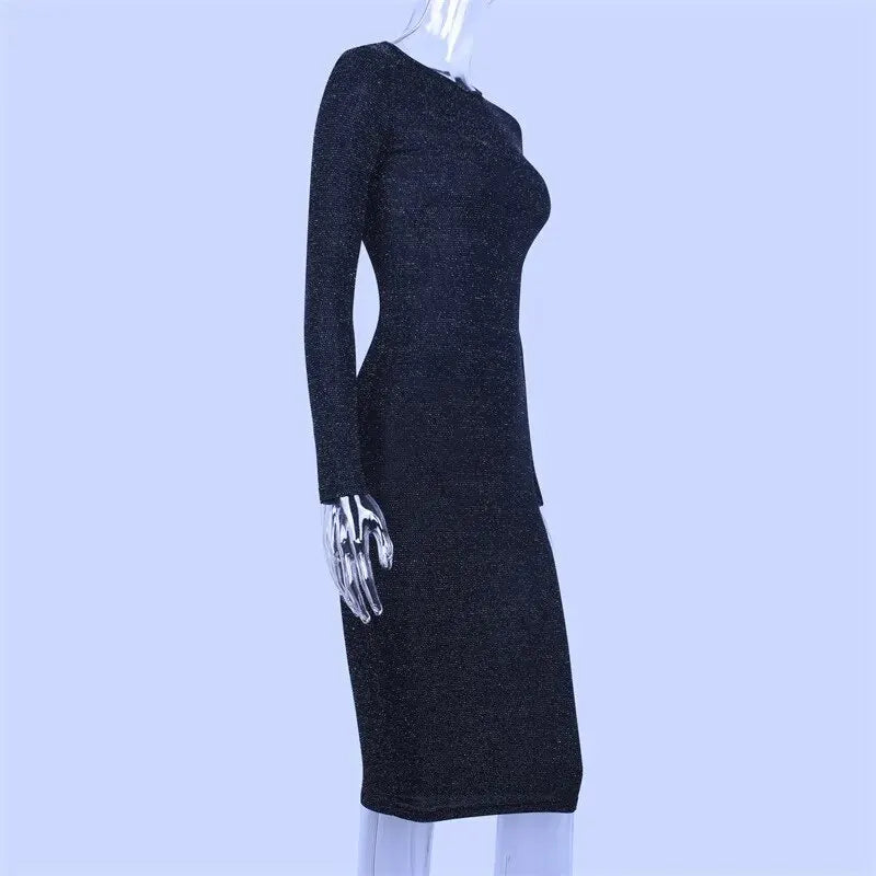 Sequin Midi Dress - Scarlett