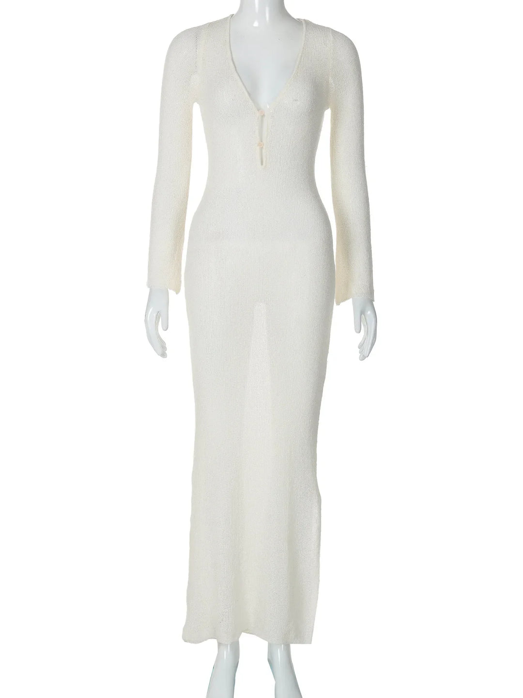Knitted Maxi Beach Dress - Marina