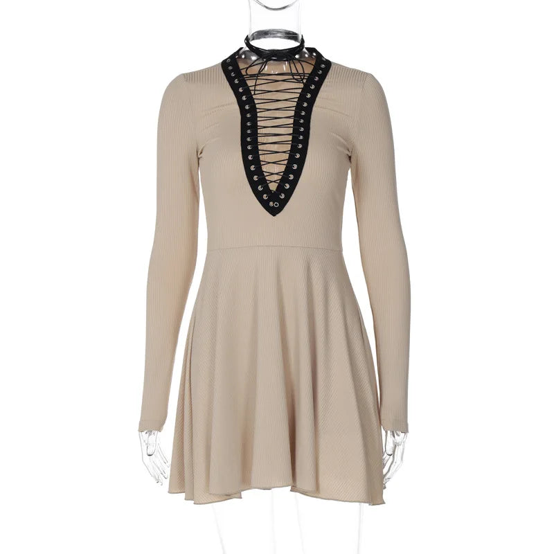 Tie Mini Dress - Dafna