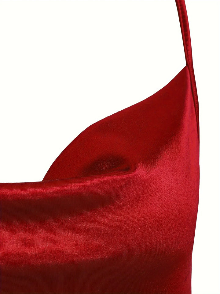 Satin Mini Dress - Bianca