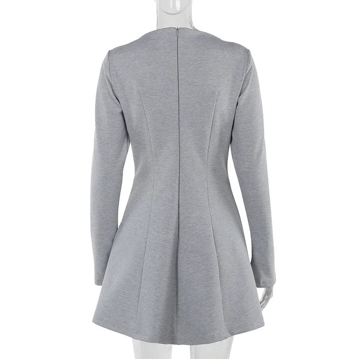 Winter A-Line Mini Dress - Shelly