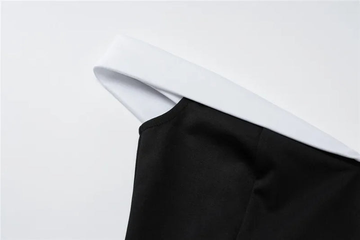 Mini A-line dress with off-shoulder - Margo