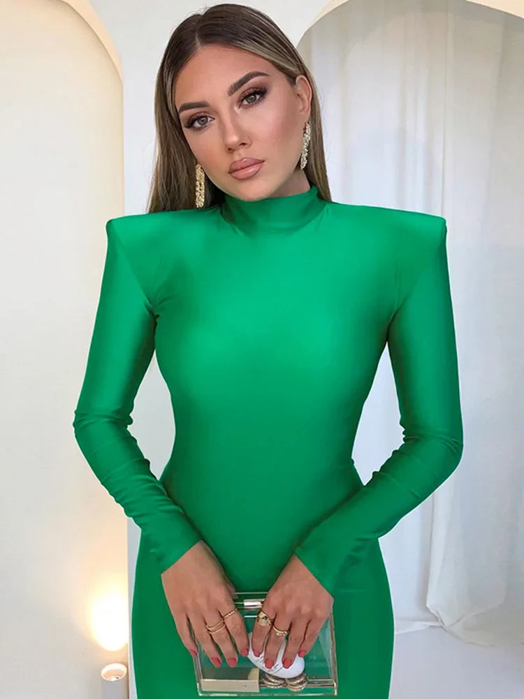 Fitted Shaping Maxi Dress - Cali