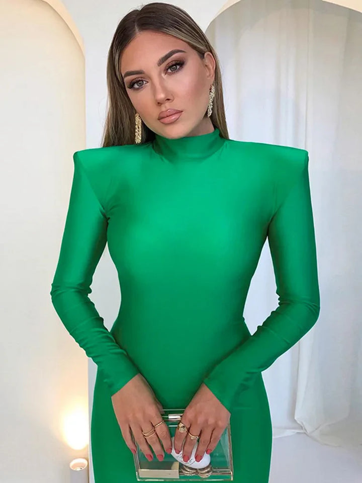 Fitted Shaping Maxi Dress - Cali