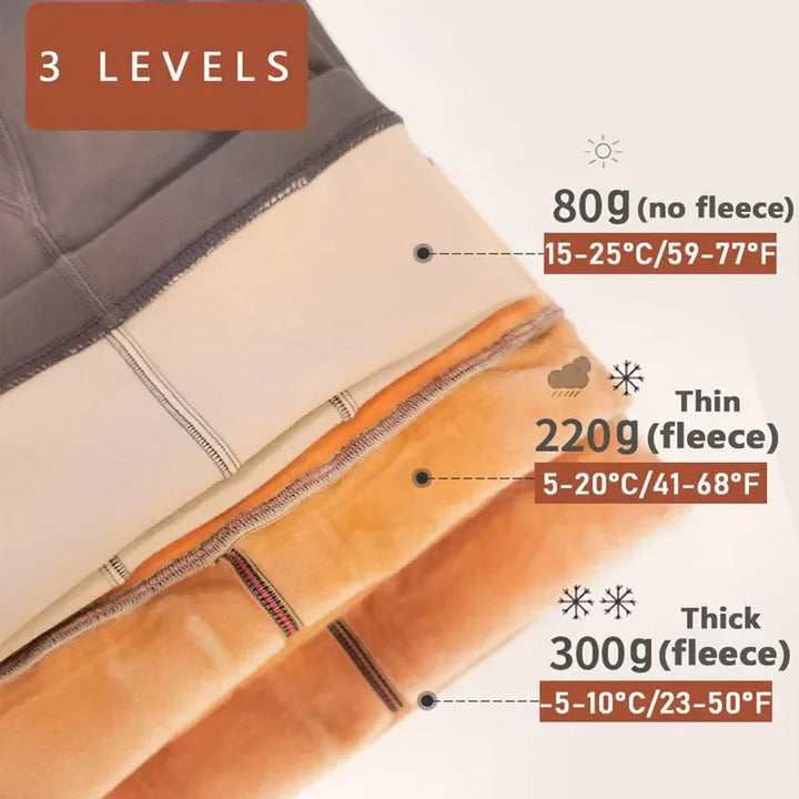 Thermal tights/leggings in various patterns