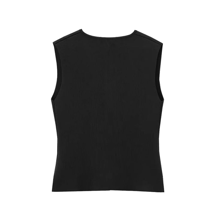 Elegant sleeveless sweater - Kori