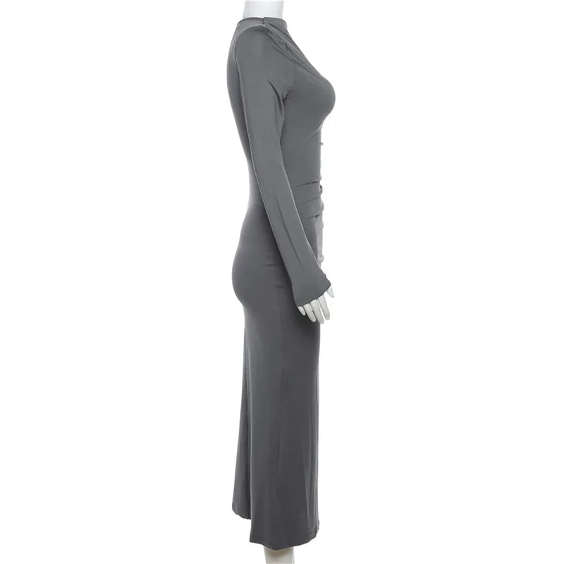 Fitted Shaping Maxi Dress - Noa