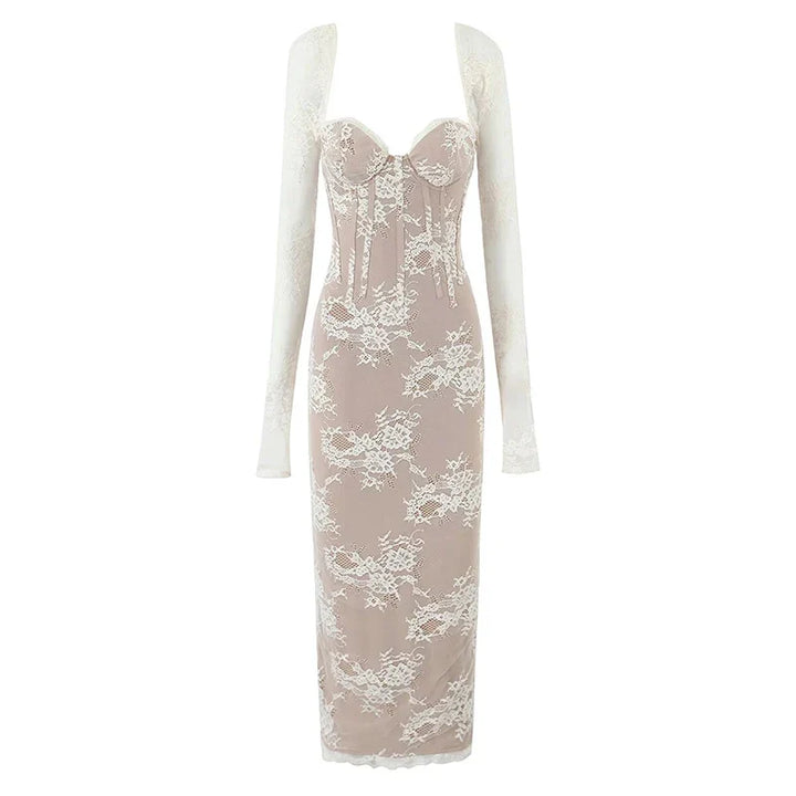 Midi Lace Dress - Elizabeth