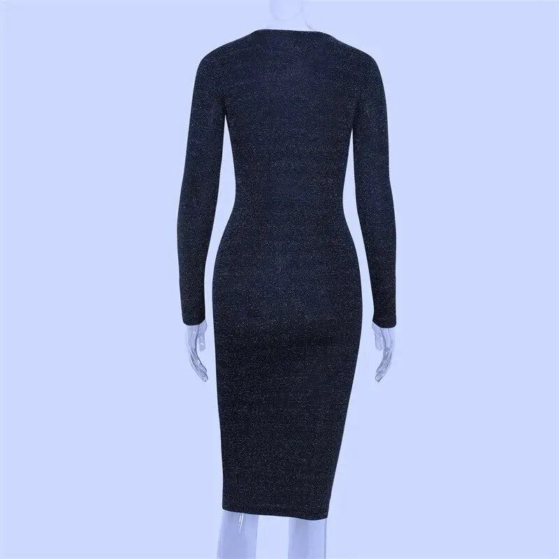 Sequin Midi Dress - Scarlett
