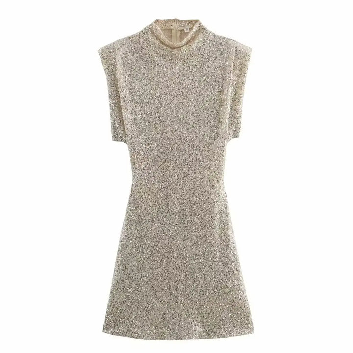 Mini Dress with Sparkling Sequins - Kaylee