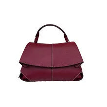 Leather bag with classic design