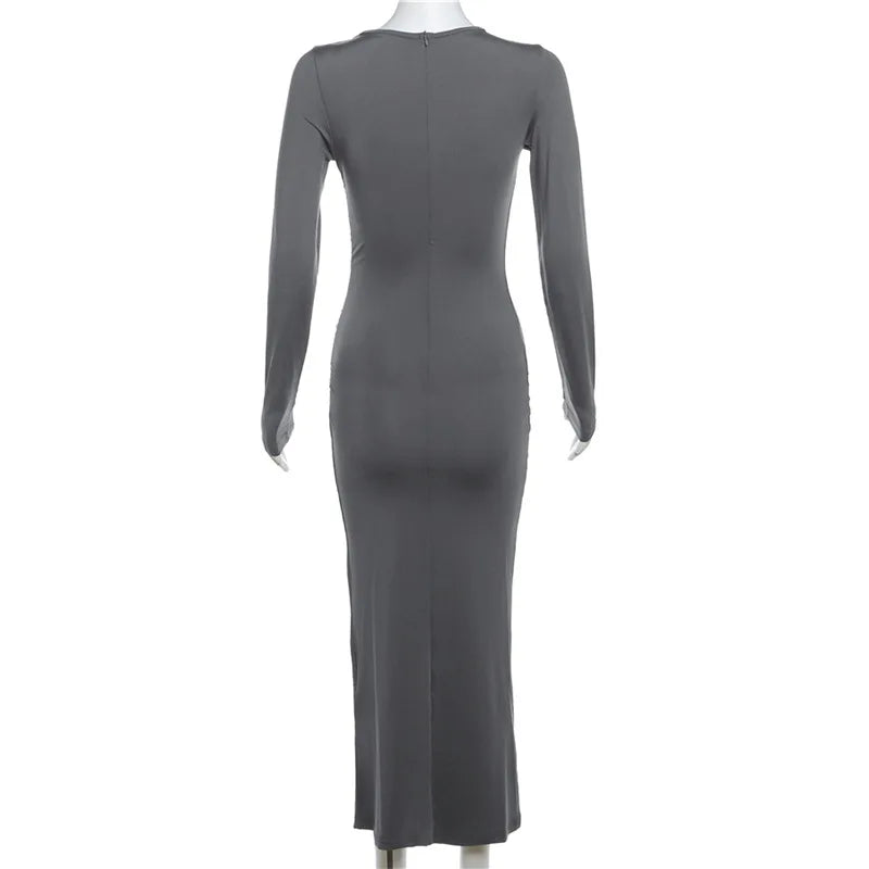 Fitted Shaping Maxi Dress - Noa