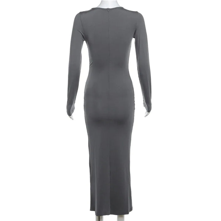 Fitted Shaping Maxi Dress - Noa