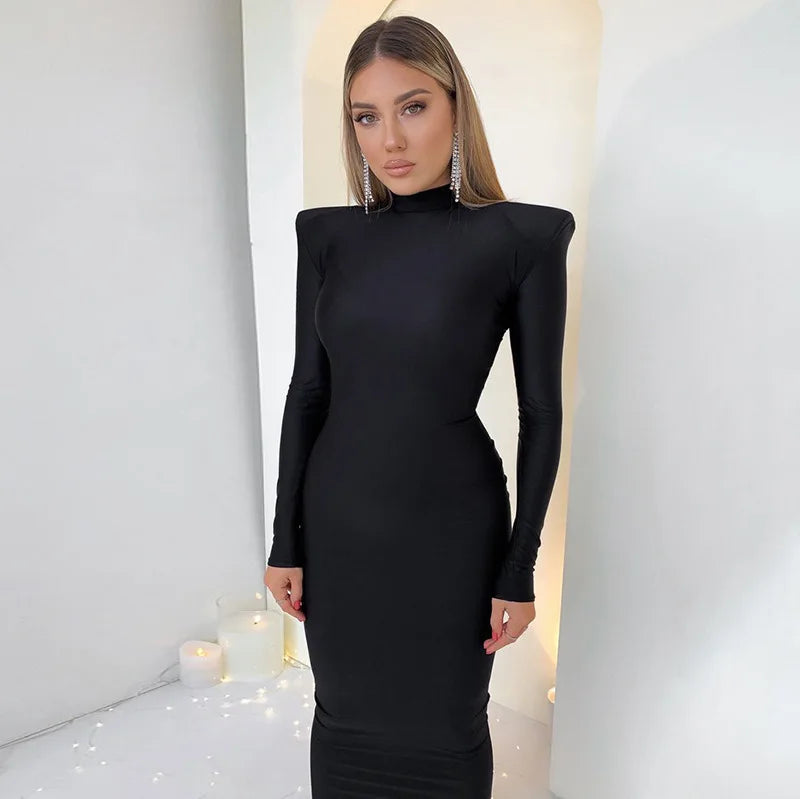Fitted Shaping Maxi Dress - Cali