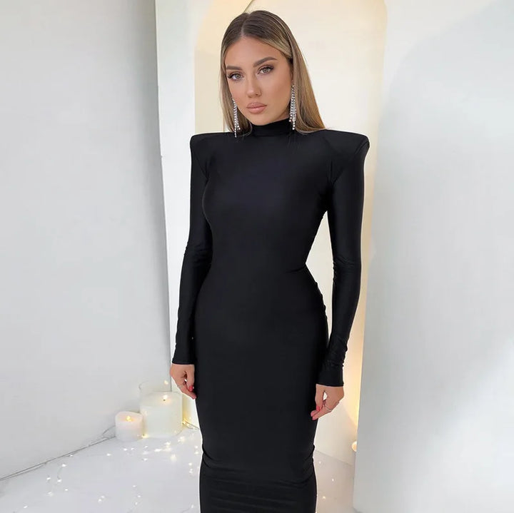 Fitted Shaping Maxi Dress - Cali