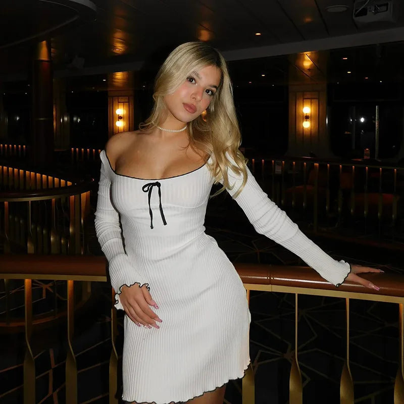 Knitted mini dress - NELLY