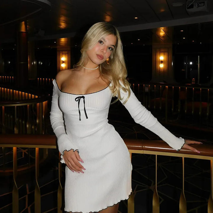 Knitted mini dress - NELLY