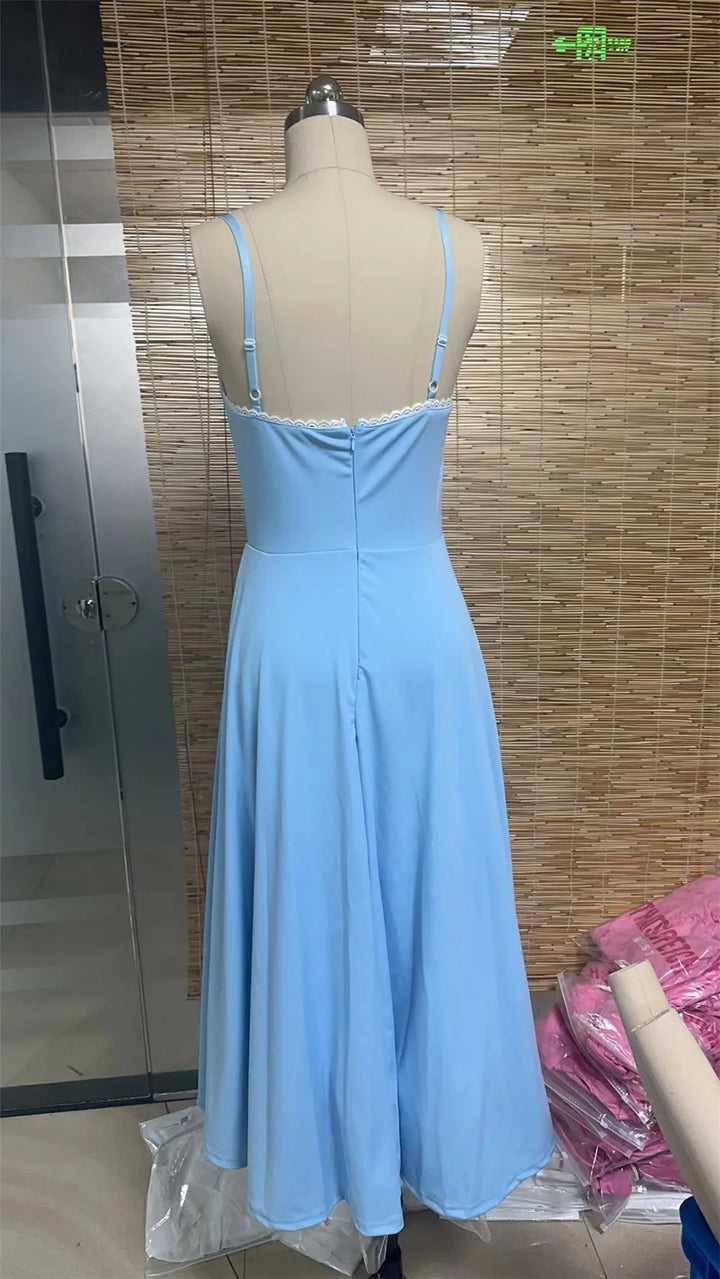 Midi Satin Dress - Adela