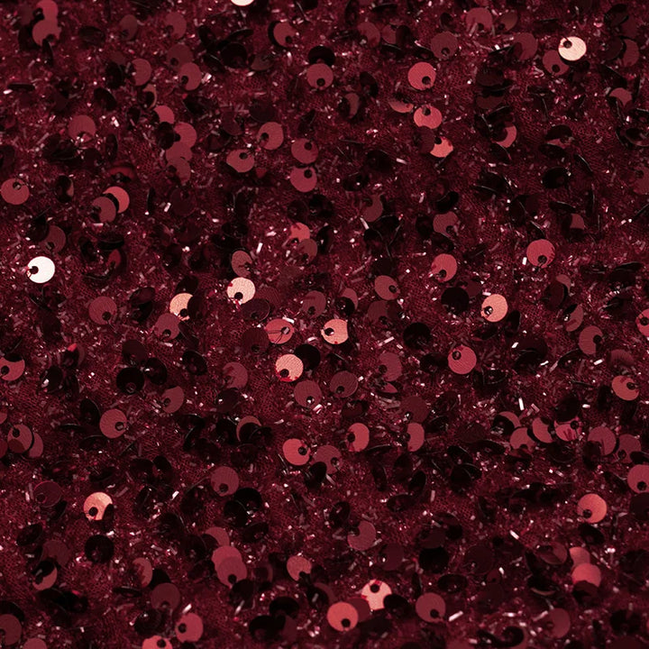 Mini Dress with Sequin Design - Rozan