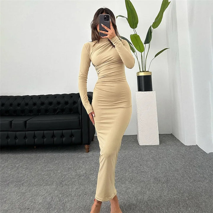Fitted Shaping Maxi Dress - Noa