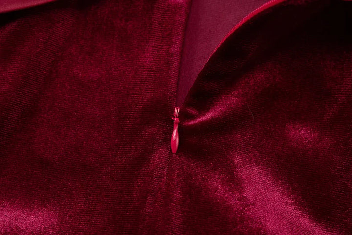 Velvet Strapless Mini Dress - Dorin