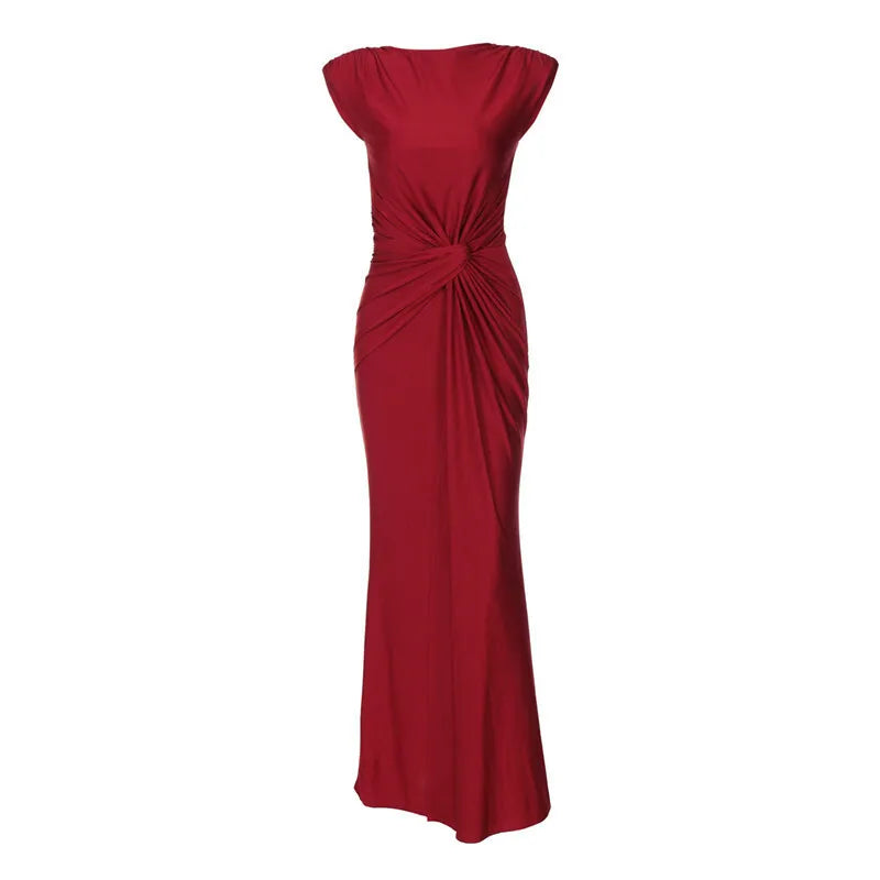 Ruched Maxi Dress - Verona