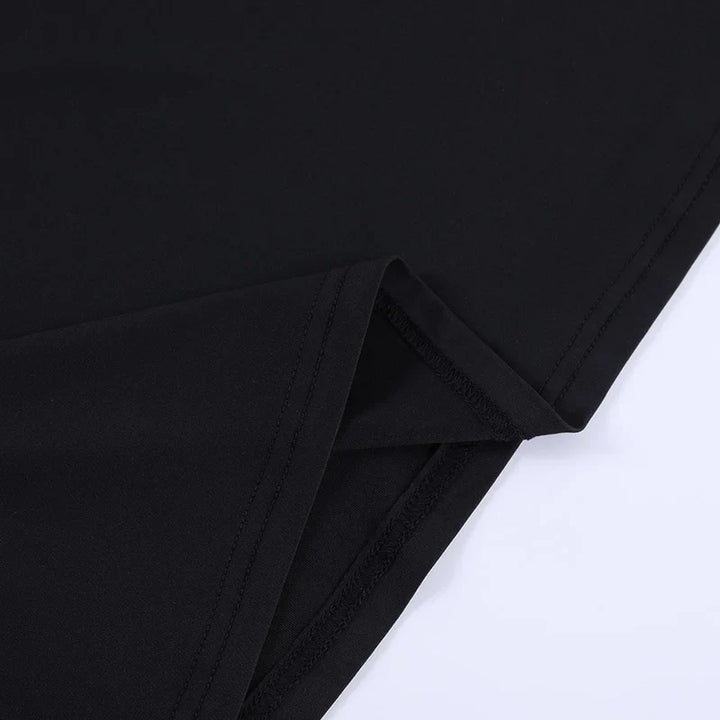 Off-Shoulder Mini Dress with Chest Tie Detail - Romy