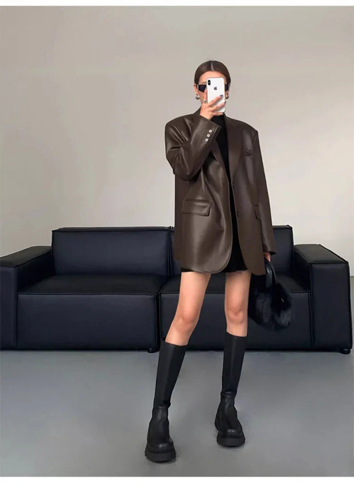 Tailored Leather Jacket - Rashal