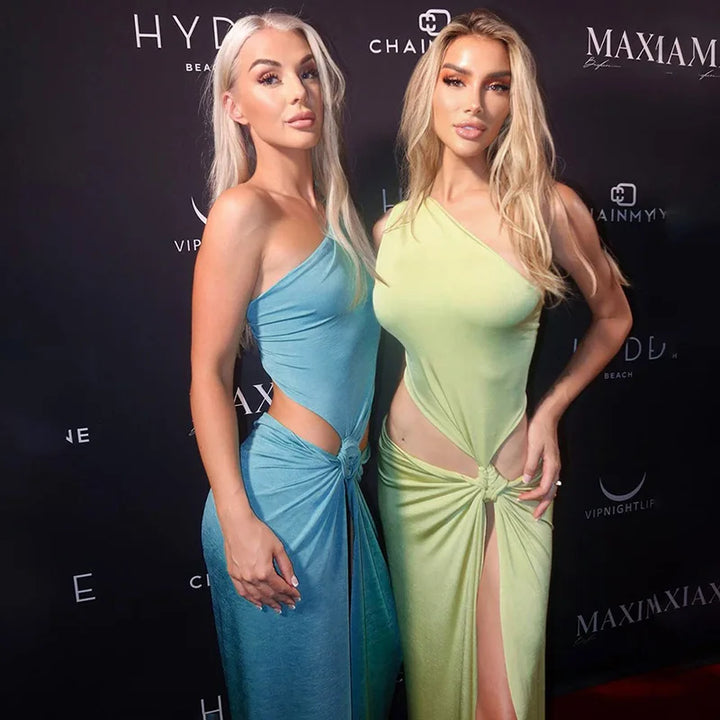 Maxi Dress with Slit - Kai