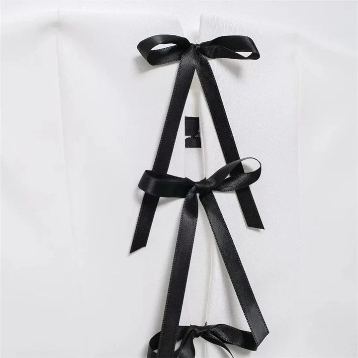 Strapless Top with Bow Detail - Millis