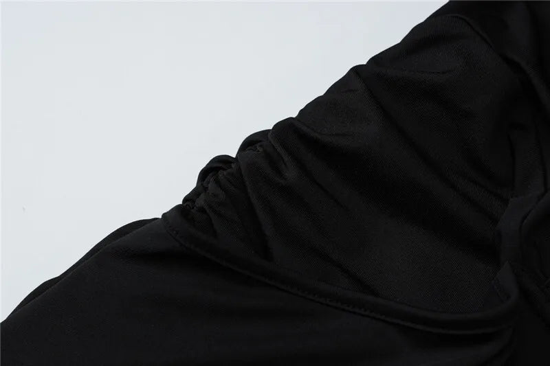 Maxi Dress with Deep Cutout and Slit Design - Athena
