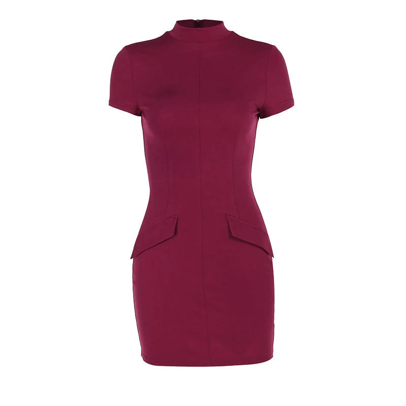 Tailored mini dress with pocket detail - Antonia