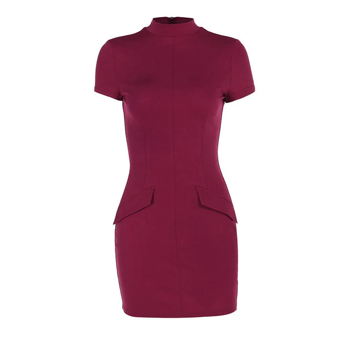 Tailored mini dress with pocket detail - Antonia