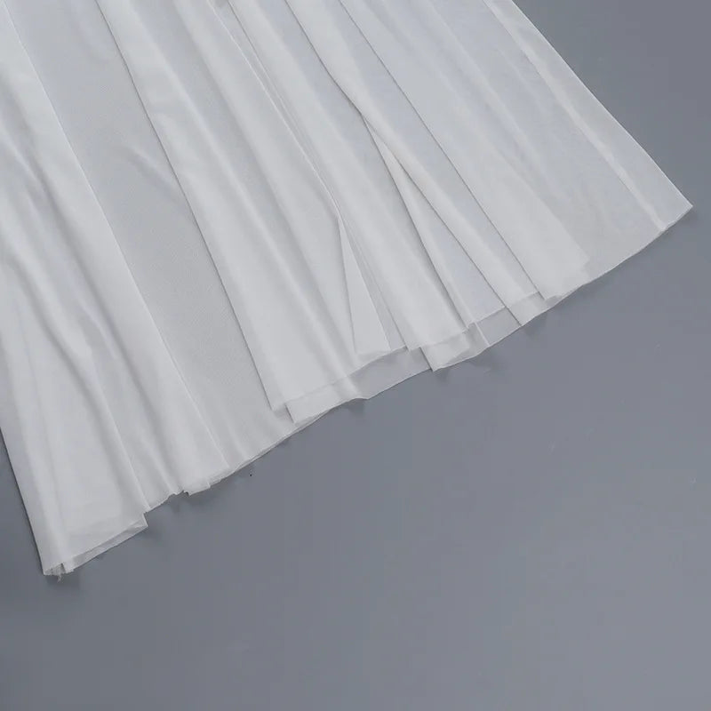One-Shoulder Chiffon Maxi Dress - Melania