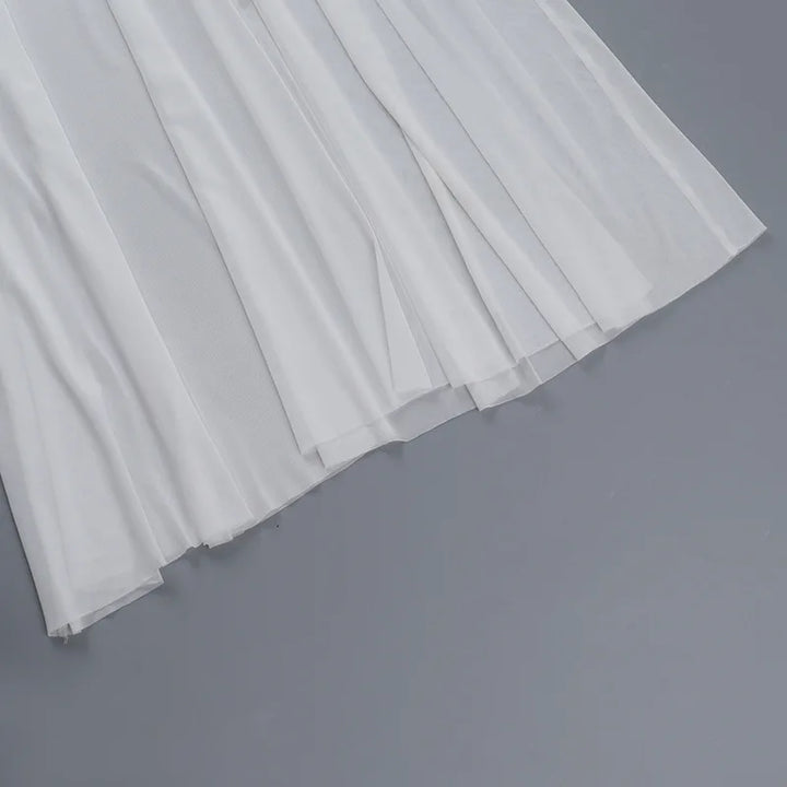 One-Shoulder Chiffon Maxi Dress - Melania