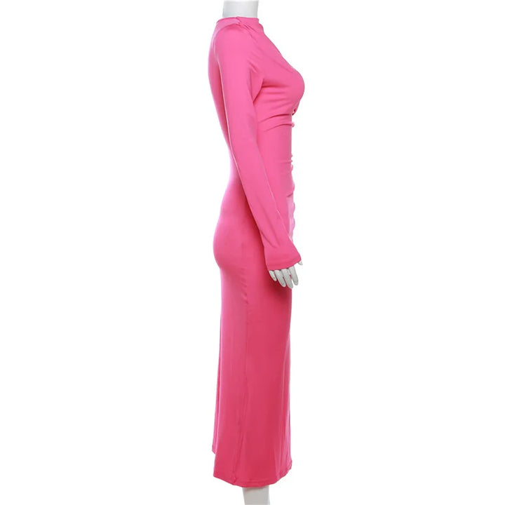 Fitted Shaping Maxi Dress - Noa