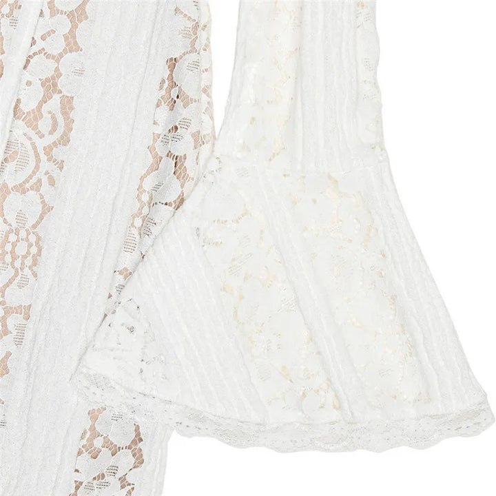 Off-Shoulder Lace Mini Dress - Maria