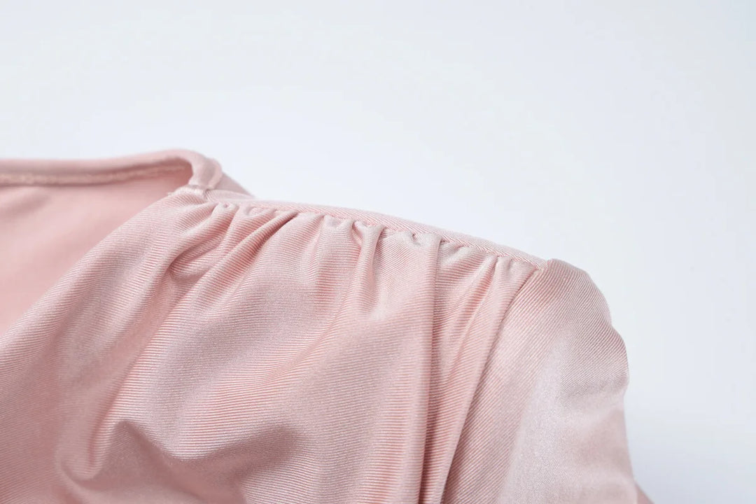 Maxi Dress with Pleated Detailing - Noelle