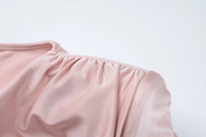 Maxi Dress with Pleated Detailing - Noelle