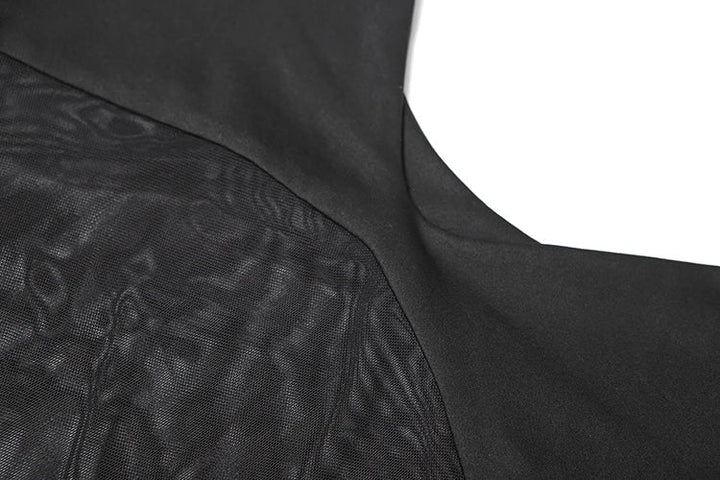 Elegant Maxi Dress with Mesh Detail - Zhuri
